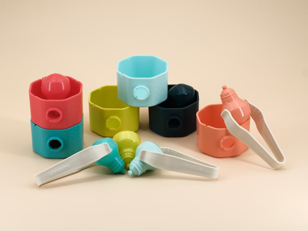 Jeu de tri avec pinces