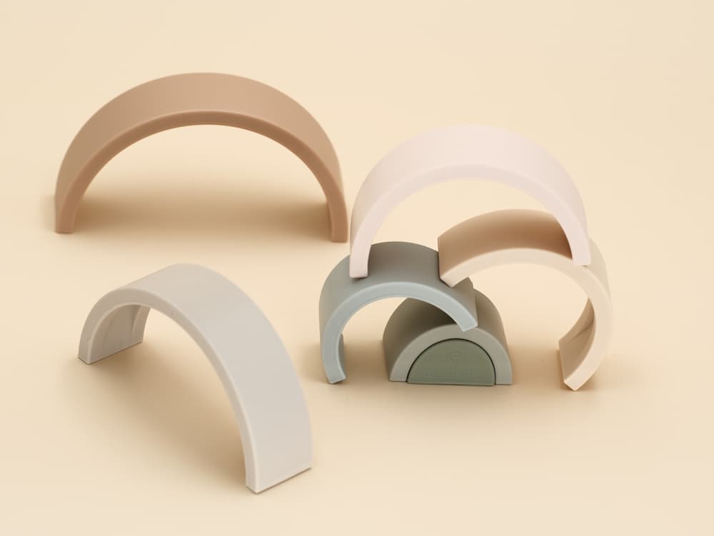 Arc en ciel en silicone