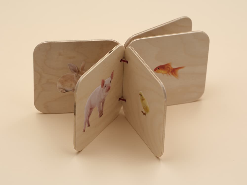 Les animaux imagier en bois