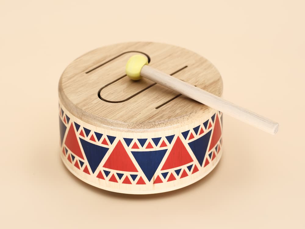 Tambour en bois