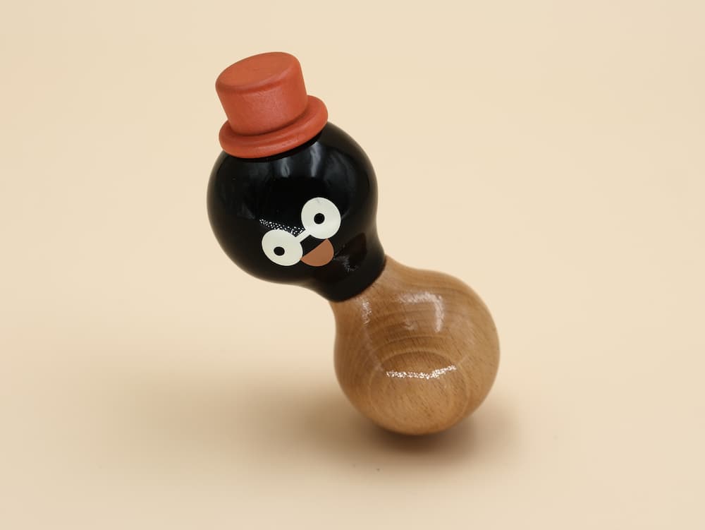 Hochet maracas pingouin