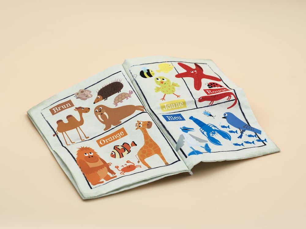 Mon petit journal 
crépitant Les couleurs 
des Animaux