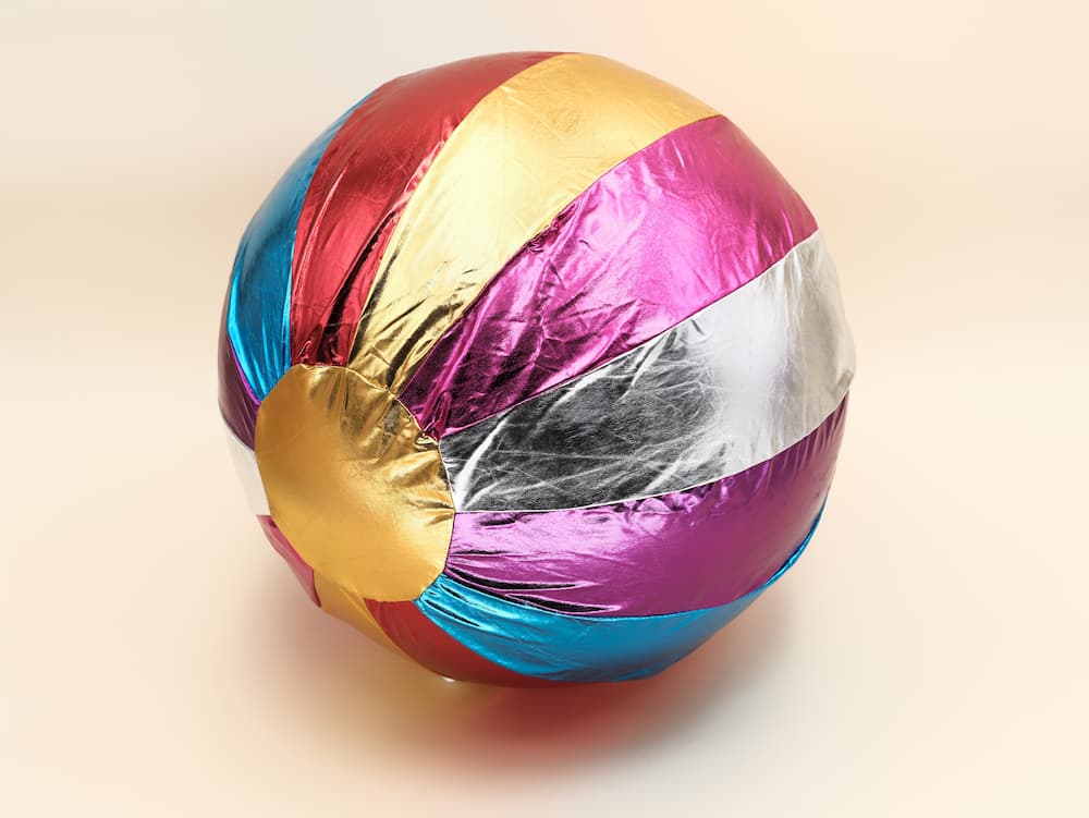 Balle cirque Multicolore 40 cm