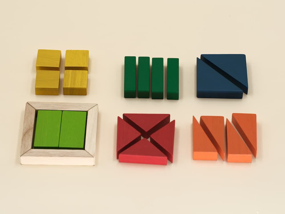 Blocs d'apprentissage des fractions