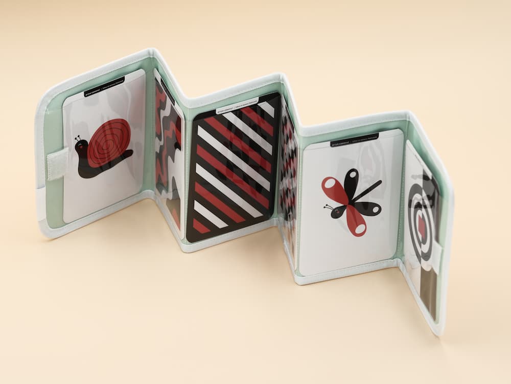 Cartes sensorielles Noir, Blanc & Rouge